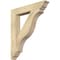 Ekena Millwork Funston Traditional Rough Sawn Bracket, Douglas Fir, 4"W x 26"D x 30"H BKT04X26X30FST01RDF - alternate 1